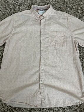 Denim & Flower Men's Light Pink Short-Sleeve Button-Down Shirt